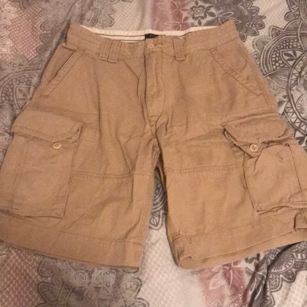 Ralph Lauren khaki cargo shorts